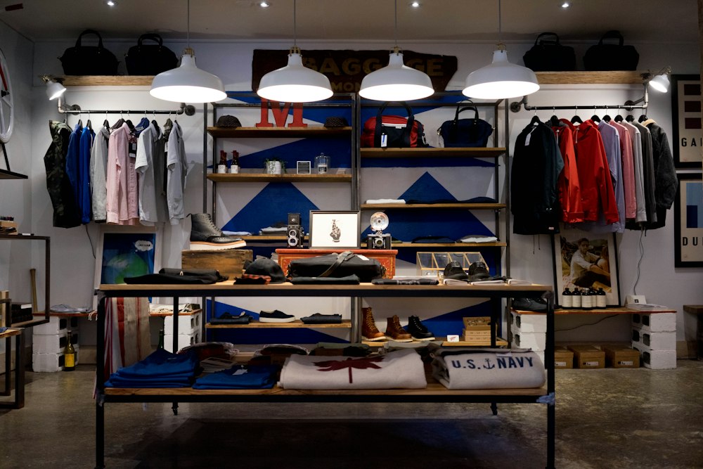 Wide view of a retail stores customer environment